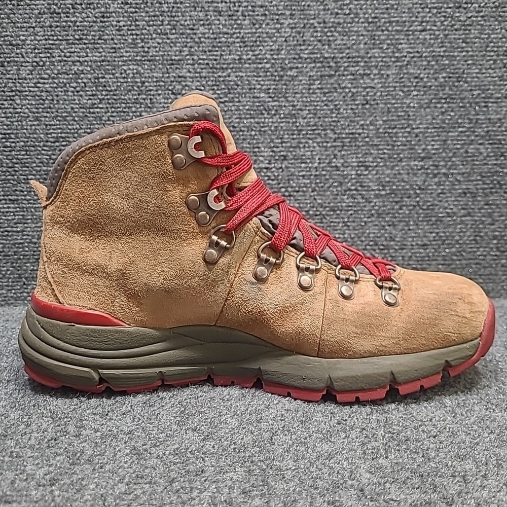Danner Mountain 600 4.5" 62245 Hiking Boots Women 7.5 M Outdoor Vibram Brown/Red - Picture 10 of 13